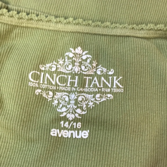 Lot of 2 Avenue Cinch Tank Tops Size 14/16 - Picture 6 of 7